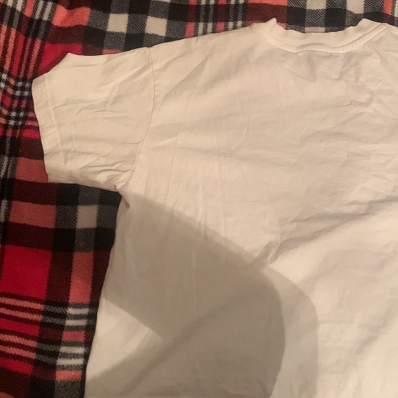 Primark white crop top shirt crew neck - Picture 5 of 7